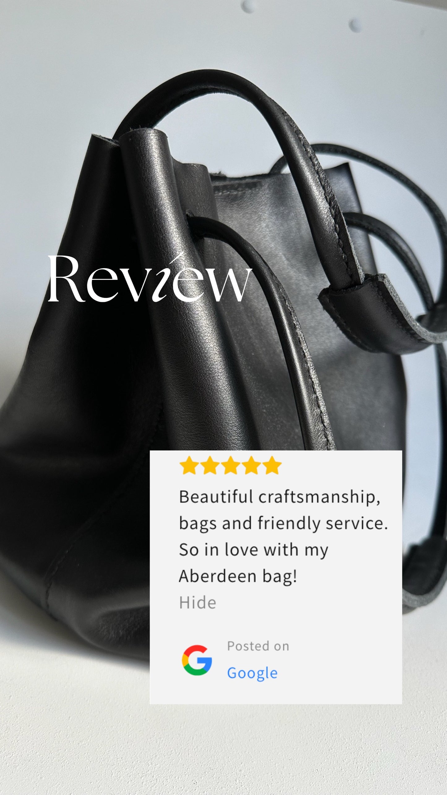 Sanna Leather Aberdeen bucket bag