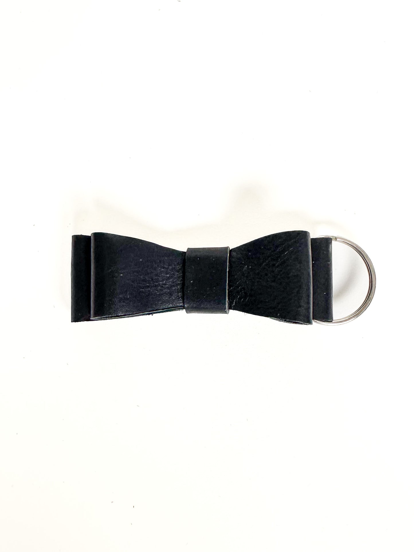 Sanna Leather Bow Tie Key Ring