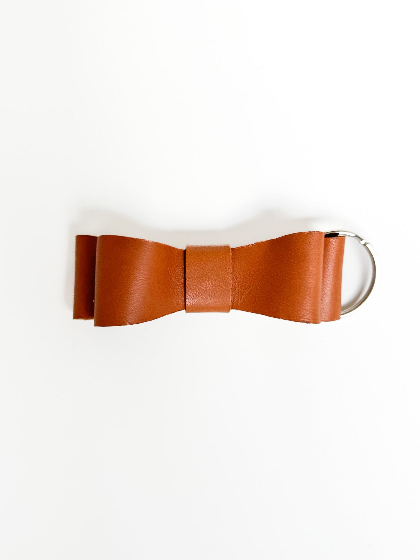 Sanna Leather Bow Tie Key Ring