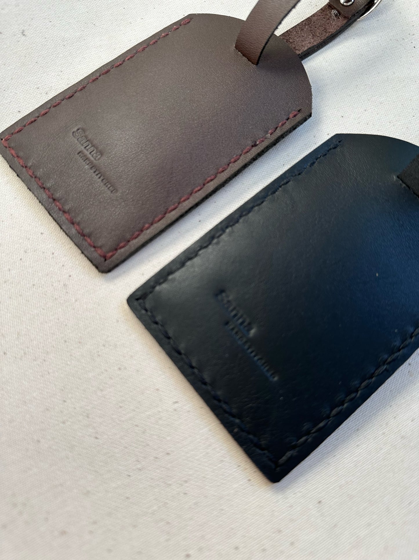 Sanna Leather Luggage Tag