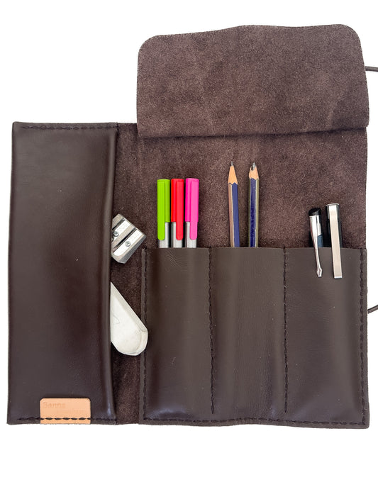 Sanna Leather Stationery Roll