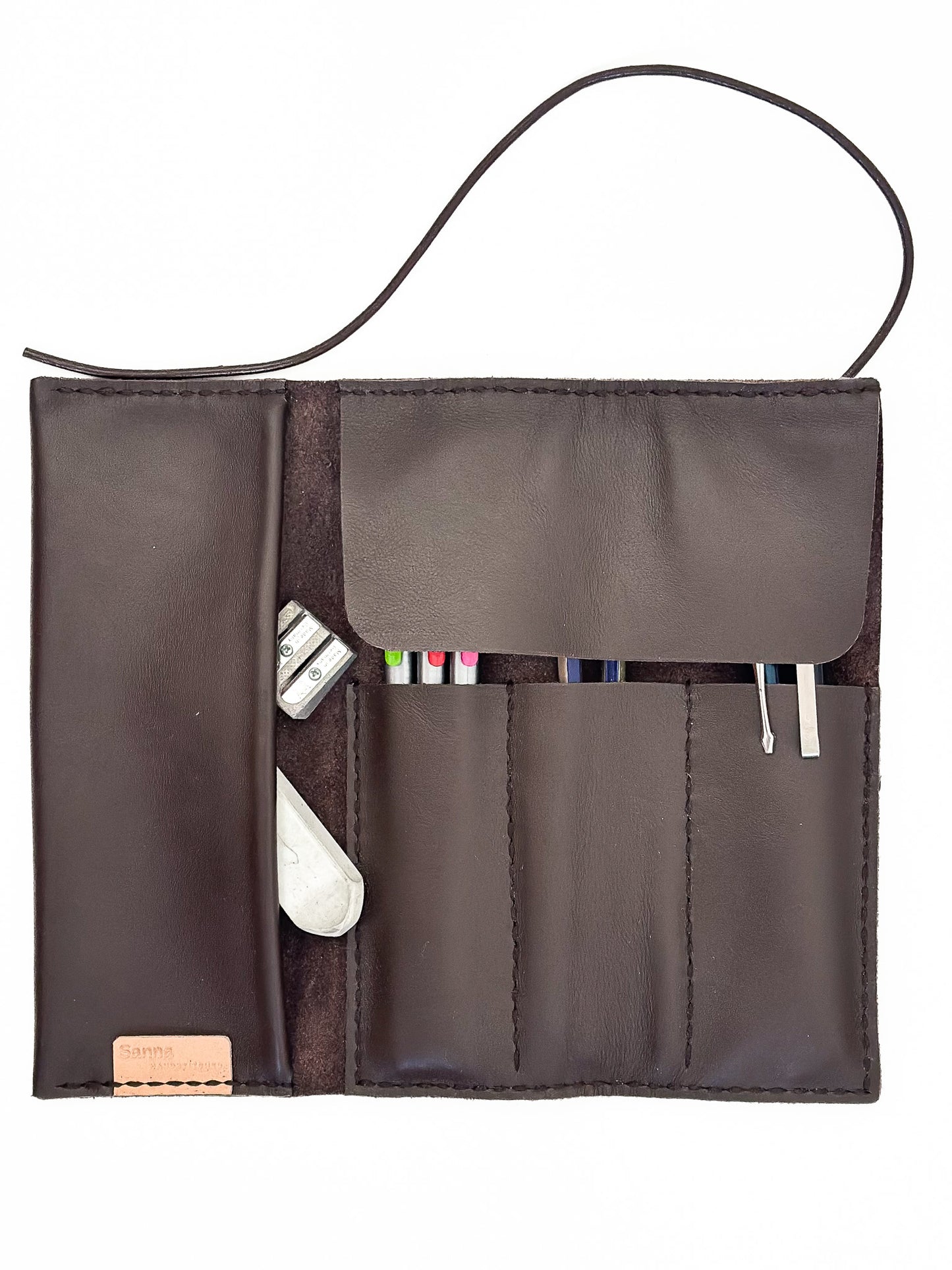 Sanna Leather Stationery Roll