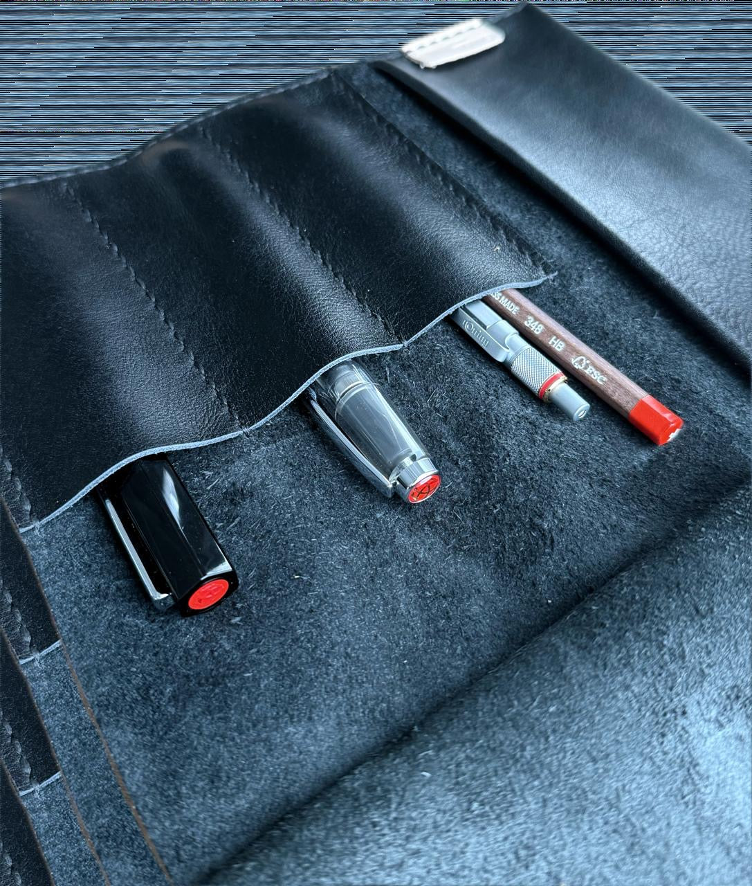 Sanna Leather Stationery Roll