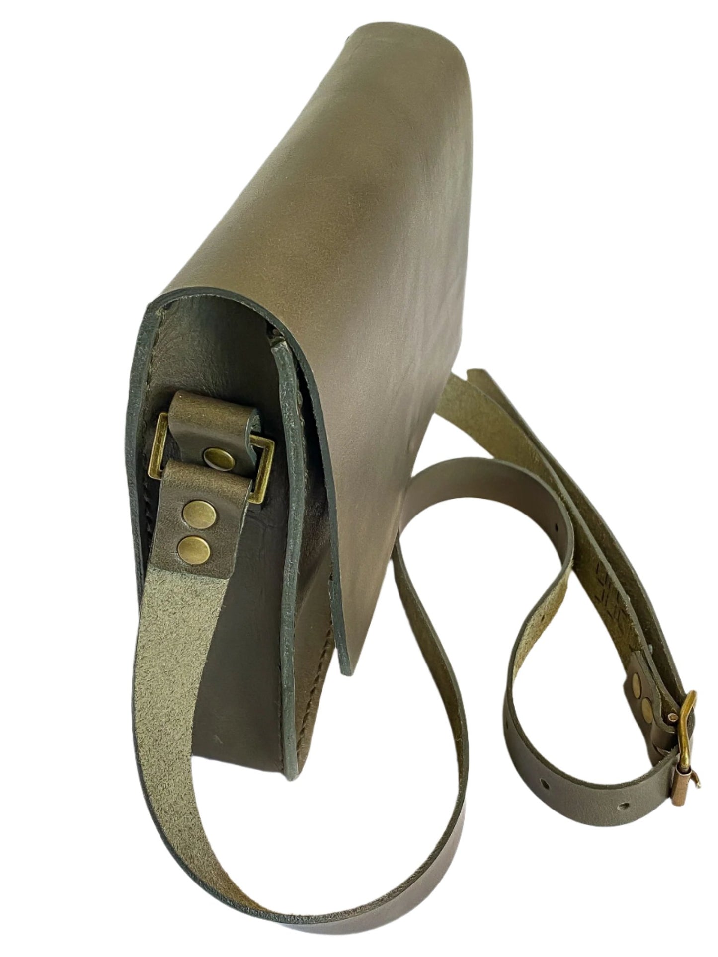 Sanna Leather Compact Contemporary Messenger Bag