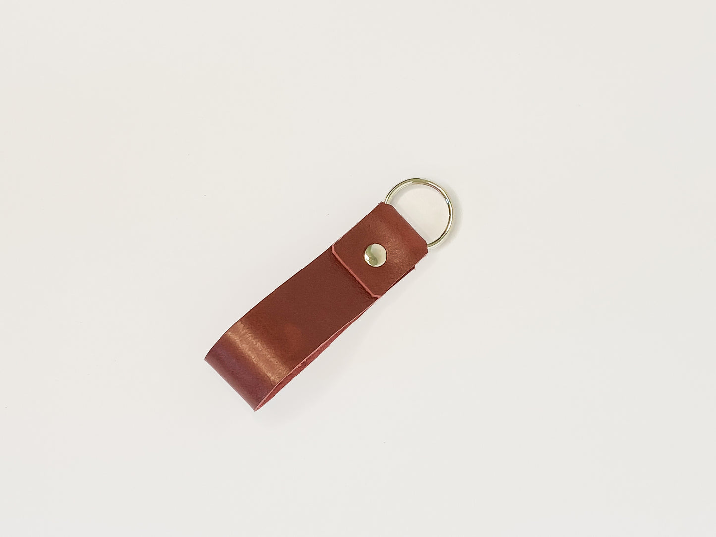 Sanna Leather Tag Key Ring