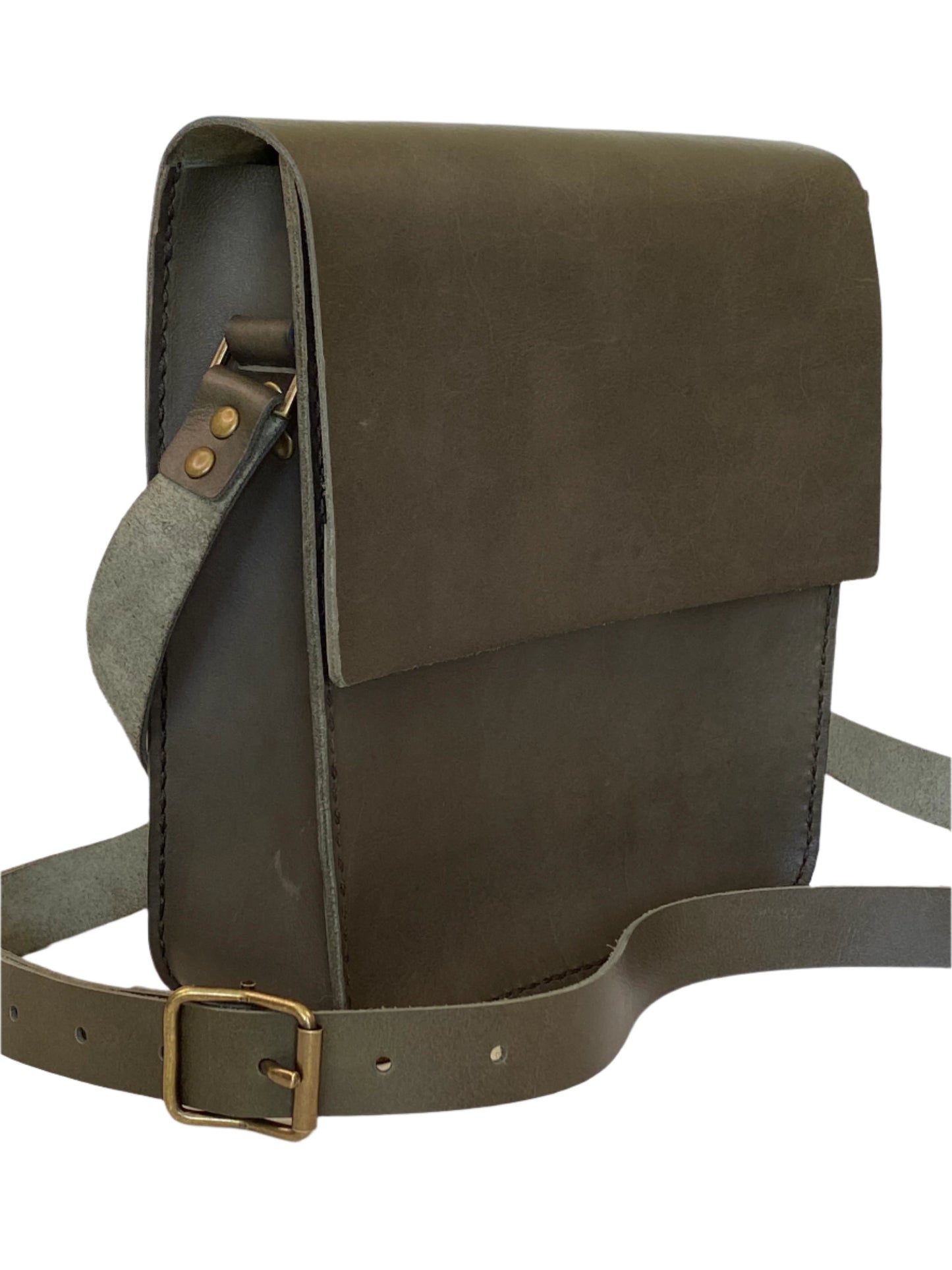 Sanna Leather Midi Contemporary Messenger Bag