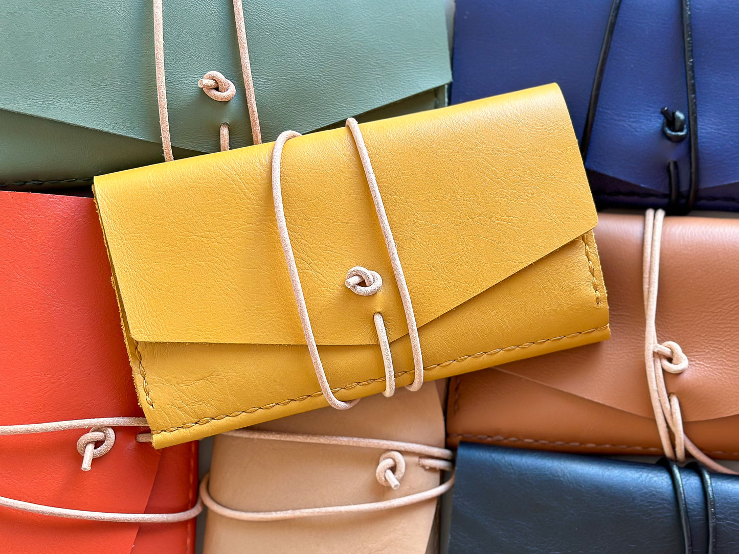 Sanna Leather Jewellery Roll