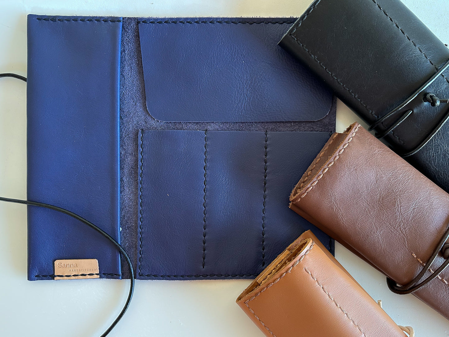 Sanna Leather Stationery Roll