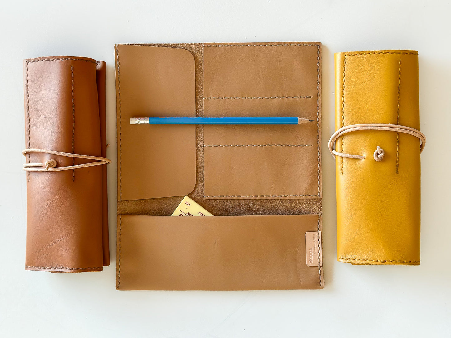 Sanna Leather Stationery Roll