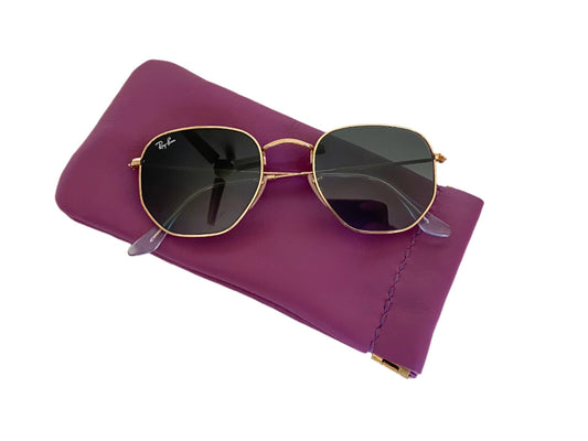 Sanna Leather Pop Pocket sunglasses case