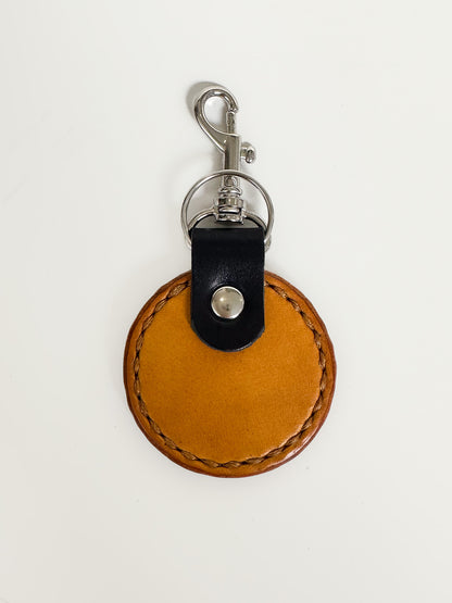 Sanna Leather Dot Key Ring