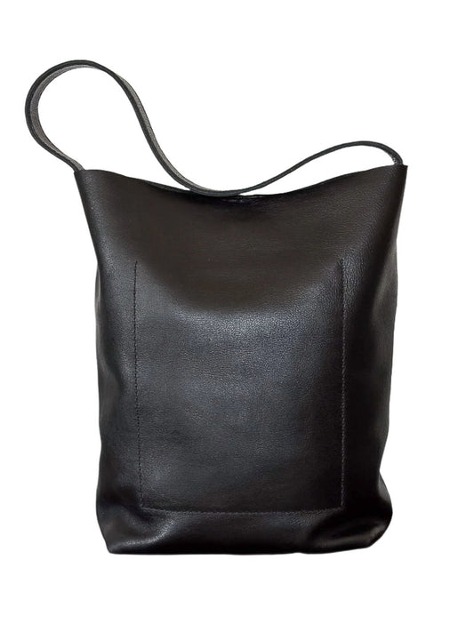 Sanna Leather Mowbray Maxi tote tag