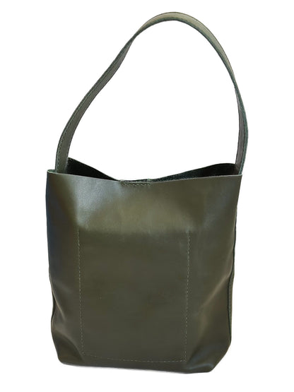 Sanna Leather Mowbray Maxi tote tag
