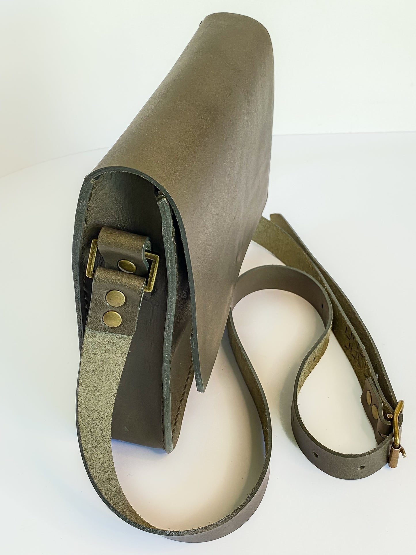 Sanna Leather Compact Contemporary Messenger Bag