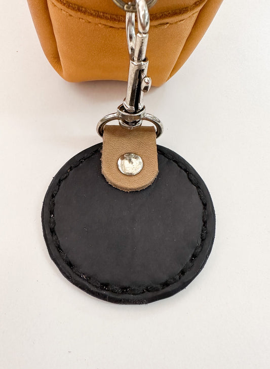 Sanna Leather Dot Key Ring